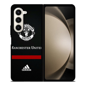 MANCHESTER UNITED ADIDAS CARBON Samsung Galaxy Z Fold 5 Case Cover MANCHESTER UNITED ADIDAS CARBON Samsung Galaxy Z Fold 5 Case Cover