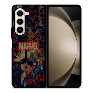 MARVEL COMICS HALFTONE COLLAGE Samsung Galaxy Z Fold 5 Case Cover MARVEL COMICS HALFTONE COLLAGE Samsung Galaxy Z Fold 5 Case Cover