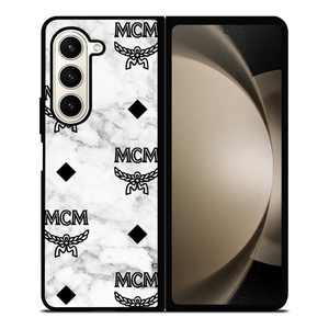 MCM WORLDWIDE WHITE MARBLE Samsung Galaxy Z Fold 5 Case Cover
