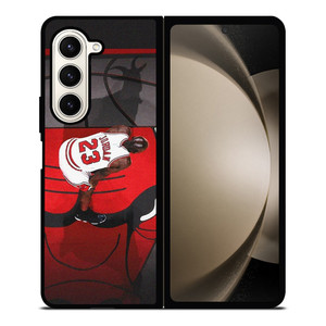 MICHAEL JORDAN CHICAGO BULLS GOAT Samsung Galaxy Z Fold 5 Case Cover