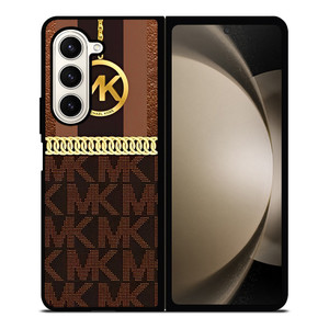 MICHAEL KORS LEATHER PATTERN Samsung Galaxy Z Fold 5 Case Cover