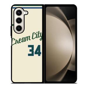 MILAUKEE BUCKS CREAM CITY NBA KIT Samsung Galaxy Z Fold 5 Case Cover