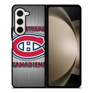 MONTREAL CANADIENS NHL METAL LOGO Samsung Galaxy Z Fold 5 Case Cover