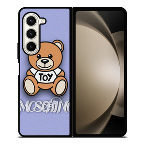MOSCHINO TOY LOGO PURPLE Samsung Galaxy Z Fold 5 Case Cover