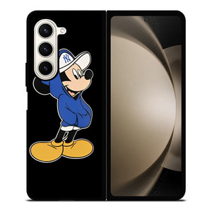 NEW YORK YANKEES MICKEY MOUSE BLACK Samsung Galaxy Z Fold 5 Case Cover NEW YORK YANKEES MICKEY MOUSE BLACK Samsung Galaxy Z Fold 5 Case Cover