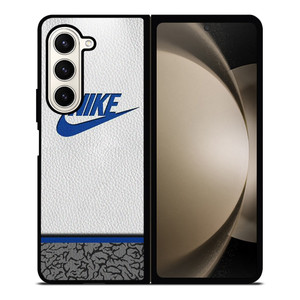 NIKE AIR JORDAN LEATHER BLUE Samsung Galaxy Z Fold 5 Case Cover