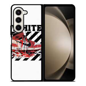 NIKE AIR JORDAN OFF WHITE MELTED Samsung Galaxy Z Fold 5 Case Cover