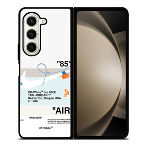 NIKE AIR JORDAN OFF WHITE Samsung Galaxy Z Fold 5 Case Cover