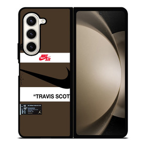 NIKE AIR JORDAN TRAVIS SCOTT BROWN Samsung Galaxy Z Fold 5 Case Cover