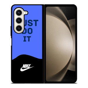 NIKE JUST DO IT SOLID BLUE Samsung Galaxy Z Fold 5 Case Cover