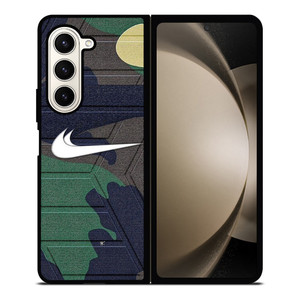 NIKE SWOOSH CAMO ARMY Samsung Galaxy Z Fold 5 Case Cover