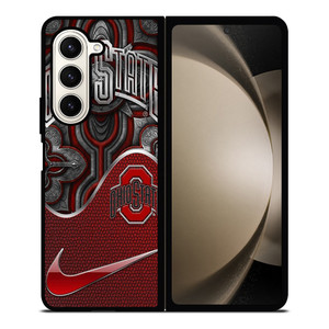 OHIO STATE BUCKEYES METAL EMBLEM Samsung Galaxy Z Fold 5 Case Cover OHIO STATE BUCKEYES METAL EMBLEM Samsung Galaxy Z Fold 5 Case Cover