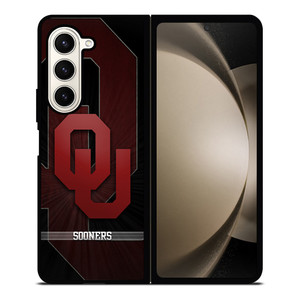 OKLAHOMA SOONERS BASKETBALL LOGO Samsung Galaxy Z Fold 5 Case Cover