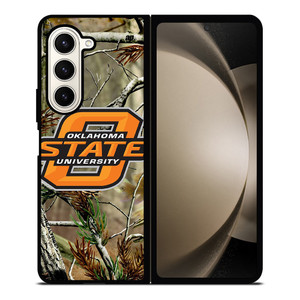 OKLAHOMA STATE UNIVERSITY CAMO LOGO Samsung Galaxy Z Fold 5 Case Cover