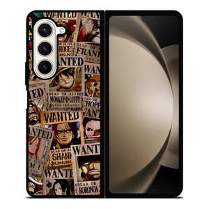 ONE PIECE WANTED POSTER COLLECTION Samsung Galaxy Z Fold 5 Case Cover