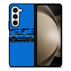 PORSCHE 911 GT3 BLUE Samsung Galaxy Z Fold 5 Case Cover