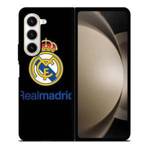 REAL MADRID FOOTBALL BLACK LOGO Samsung Galaxy Z Fold 5 Case Cover REAL MADRID FOOTBALL BLACK LOGO Samsung Galaxy Z Fold 5 Case Cover