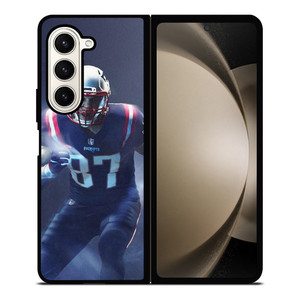 ROB GRONKOWSKI NEW ENGLAND PATRIOTS 87 Samsung Galaxy Z Fold 5 Case Cover