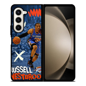 RUSSELL WESTBROOK OKC OKLAHOMA CITY THUNDER Samsung Galaxy Z Fold 5 Case Cover