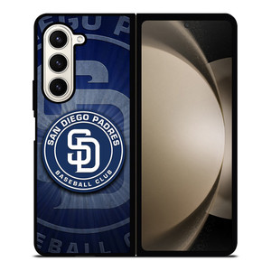 SAN DIEGO PADRES BASEBALL METAL LOGO Samsung Galaxy Z Fold 5 Case Cover