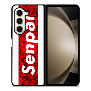 SENPAI ANIME STRIPE LOGO Samsung Galaxy Z Fold 5 Case Cover