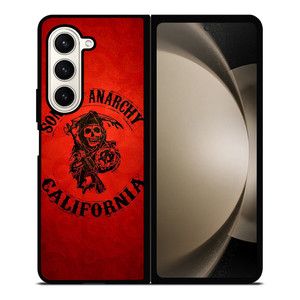 SONS OF ANARCHY CALIFORNIA RED Samsung Galaxy Z Fold 5 Case Cover