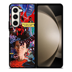 SPIDERMAN MILES MORALES COLLAGE Samsung Galaxy Z Fold 5 Case Cover