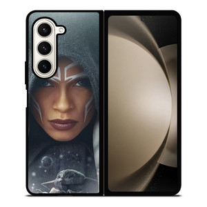 STAR WARS AHSOKA BABY YODA Samsung Galaxy Z Fold 5 Case Cover