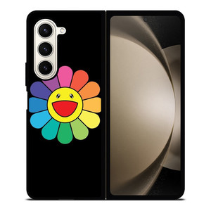 TAKASHI MURAKAMI BLACK Samsung Galaxy Z Fold 5 Case Cover