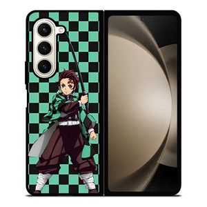 TANJIRO KAMADO DEMON SLAYER PATTERN Samsung Galaxy Z Fold 5 Case Cover