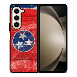 TENNESSEE FLAG WOOD LOGO Samsung Galaxy Z Fold 5 Case Cover