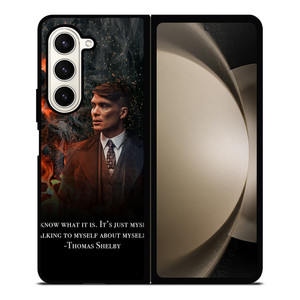 THOMAS SHELBY PEAKY BLINDERS QUOTES Samsung Galaxy Z Fold 5 Case Cover