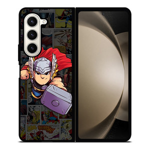 THOR MARVEL COMIC CUTE Samsung Galaxy Z Fold 5 Case Cover