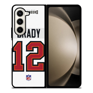 TOM BRADY TAMPA BAY BUCCANEERS WHITE KIT Samsung Galaxy Z Fold 5 Case Cover