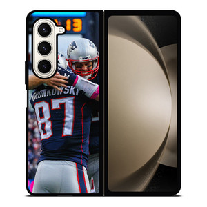 TOM BRADY X ROB GRONKOWSKI NEW ENGLAND PATRIOT Samsung Galaxy Z Fold 5 Case Cover