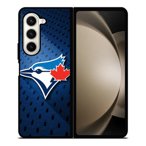 TORONTO BLUE JAYS MLB METAL EMBLEM Samsung Galaxy Z Fold 5 Case Cover