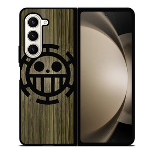 TRAFALGAR LAW ONE PIECE WOOD SYMBOL Samsung Galaxy Z Fold 5 Case Cover