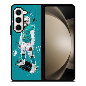TUA TAGOVAILOA MIAMI DOLPHINS FOOTBALL Samsung Galaxy Z Fold 5 Case Cover