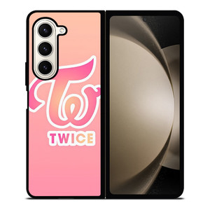 TWICE KPOP LOGO PINK Samsung Galaxy Z Fold 5 Case Cover