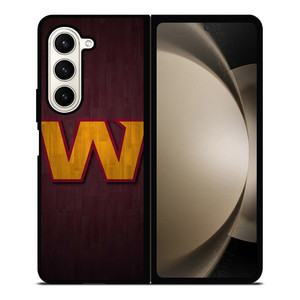 WASHINGTON COMMANDERS WOOD LOGO Samsung Galaxy Z Fold 5 Case Cover