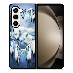 WHITE WOLF DREAMCATCHER Samsung Galaxy Z Fold 5 Case Cover