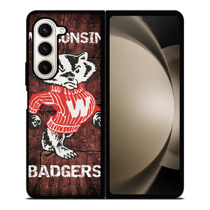 WISCONSIN BADGERS RUSTY SYMBOL Samsung Galaxy Z Fold 5 Case Cover WISCONSIN BADGERS RUSTY SYMBOL Samsung Galaxy Z Fold 5 Case Cover
