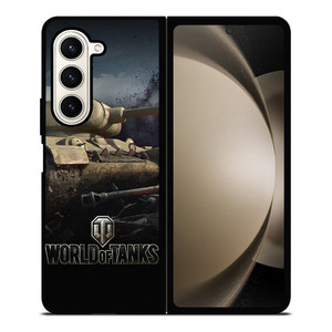 WORLD OF TANKS ONLINE GAMES LOGO Samsung Galaxy Z Fold 5 Case Cover