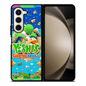 YOSHI CRAFTED WORLD GAMES POSTER Samsung Galaxy Z Fold 5 Case Cover