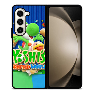 YOSHI CRAFTED WORLD GAMES Samsung Galaxy Z Fold 5 Case Cover YOSHI CRAFTED WORLD GAMES Samsung Galaxy Z Fold 5 Case Cover