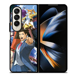 ACE ATTORNEY GAMES Samsung Galaxy Z Fold 4 Case Cover