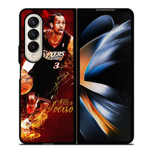 ALLEN IVERSON PHILADELPHIA SIXERS ART Samsung Galaxy Z Fold 4 Case Cover ALLEN IVERSON PHILADELPHIA SIXERS ART Samsung Galaxy Z Fold 4 Case Cover