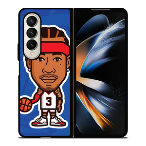 ALLEN IVERSON PHILADELPHIA SIXERS CARTOON Samsung Galaxy Z Fold 4 Case Cover ALLEN IVERSON PHILADELPHIA SIXERS CARTOON Samsung Galaxy Z Fold 4 Case Cover