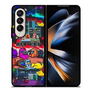 AMONG US IMPOSTOR GAMES Samsung Galaxy Z Fold 4 Case Cover