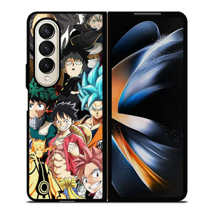 ANIME CARTOON CROSSOVER Samsung Galaxy Z Fold 4 Case Cover